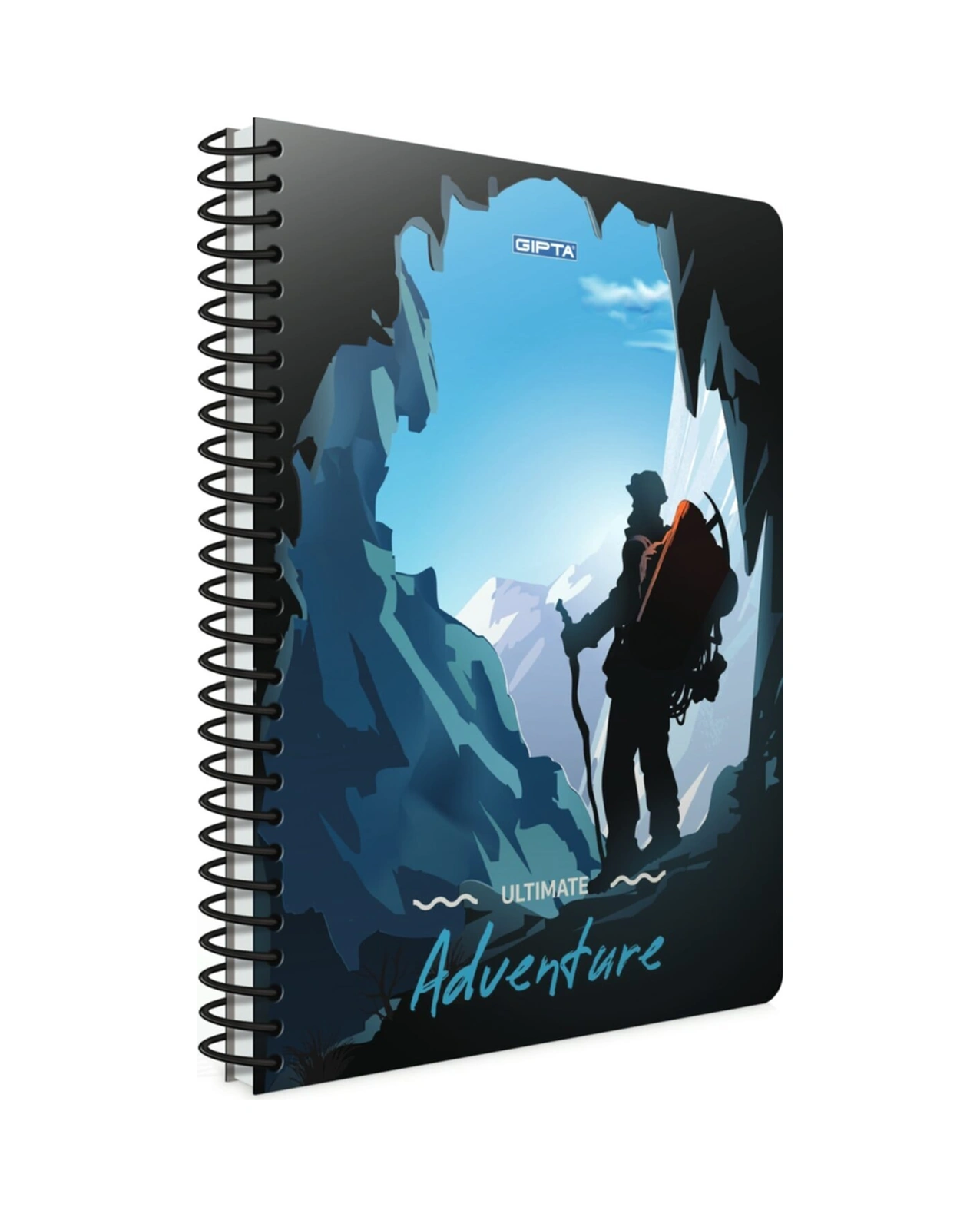 Adventure Spiralli Karton Kapak 80 Yaprak A4 Defter Seti Kareli 4'lü