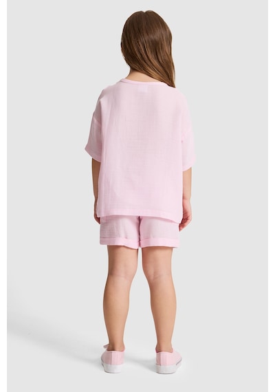 U.S. Polo Assn. Kız Çocuk Pembe Pijama Takım 50326617-vr041