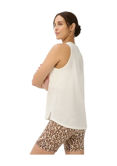 Sweaty Betty Sweaty Betty Ultimate Train Loose Rib Tank Kadın Beyaz Tank Top 9727