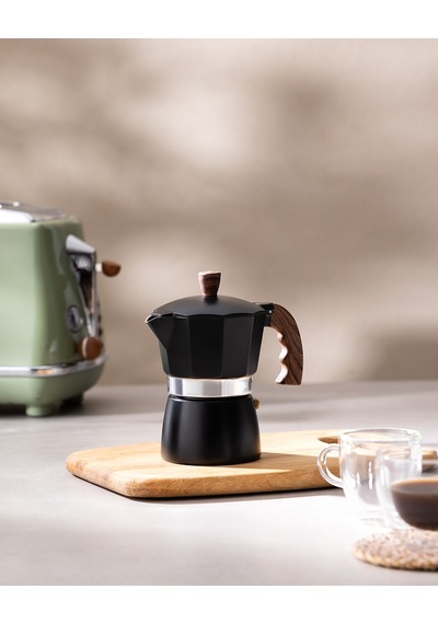 Laurina Moka Pot - Siyah - 150 Ml