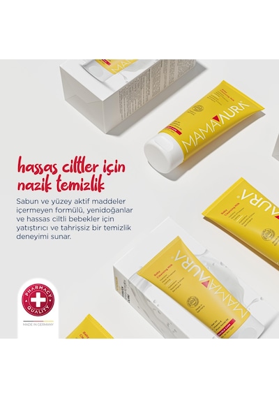 Mamaaura Bebekler Için Durulama Gerektirmeyen Temizleme Sütü - Baby Cleansing Milk 200 Ml