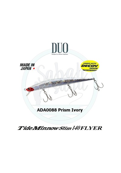 Duo Tide Minnow Slim 140 FLYER ADA0088 Prism Ivory