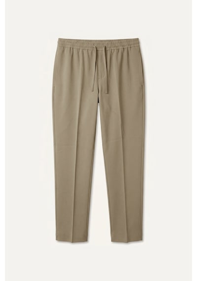 Defacto Beli Bağcıklı Lastikli Cepli Jogger Fit Her Yöne Esneyen Yumuşak Tuşe Pantolon A9943ax26spkh454 Haki-kh454