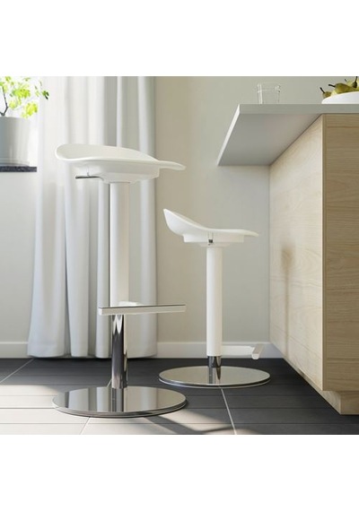Ikea Janınge Bar Taburesi, Beyaz, 76 Cm