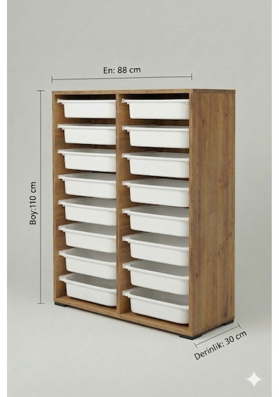 16 Adet Orta Boy Çekmeceli 110 Cm Atlantik Çam Çocuk Odası Oyuncak Dolabı Ve Çok Amaçlı Saklama Ünitesi - Depolayıcı Düzenleyici Organizer Ahşap 16 Adet Orta Boy Çekmeceli 110 Cm Atlantik Çam Çocuk Odası Oyuncak Dolabı Ve Çok Amaçlı Saklama Ünitesi - Depolayıcı Düzenleyici Organizer Ahşap