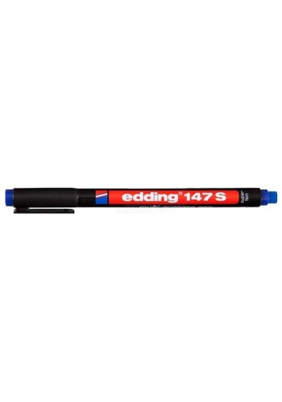 Edding 147 S Çok Amaçlı Permanent Kalem Mavi