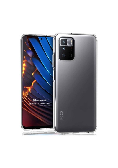Xiaomi Poco X3 Gt İçin Kılıf Transparent Soft Beyaz Poco X3 Gt İle Uyumlu Kılıf - Şeffaf Diğer