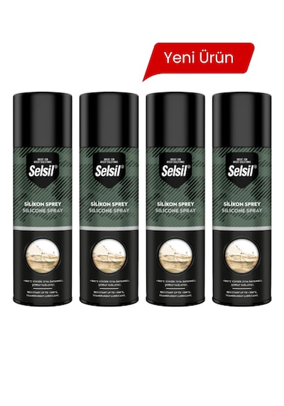 4x Silikon Sprey 500 Ml 1 adet