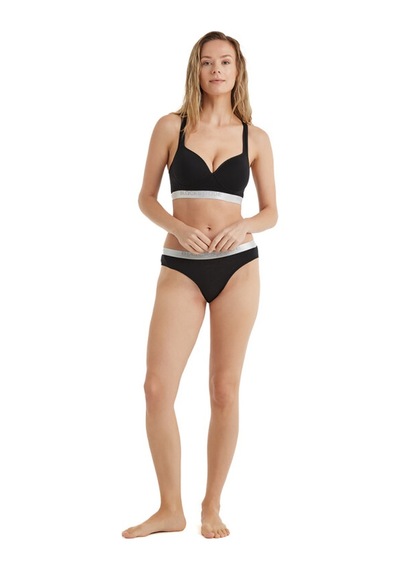 Blackspade Kadın Slip Külot Silver 1620 Siyah