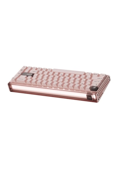 Made68 Pro+ Pink Light %65 Ttc Purple Heart Kom Manyetik Sw 8k He Hotswap Rgb İngilizce Klavye