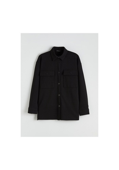 LC Waikiki Alıta Cıty Farkıyla Lcw Modest Siyah Parlak Dokulu Oversize Kadın Gömlek Tunik Siyah - 931522831 Siyah LC Waikiki Alıta Cıty Farkıyla Lcw Modest Siyah Parlak Dokulu Oversize Kadın Gömlek Tunik Siyah - 931522831 Siyah