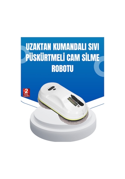 Ups Destekli Düşmeye Karşı Korumalı Cam Temizleme Robotu Çok Renkli