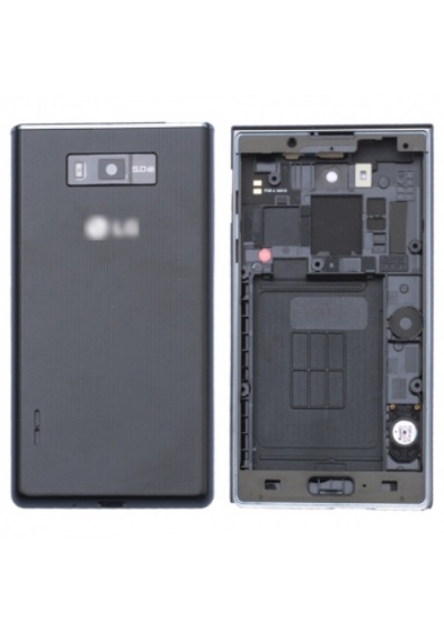LG Uyumlu Optimus P705 L7 Pil Kapak Siyah