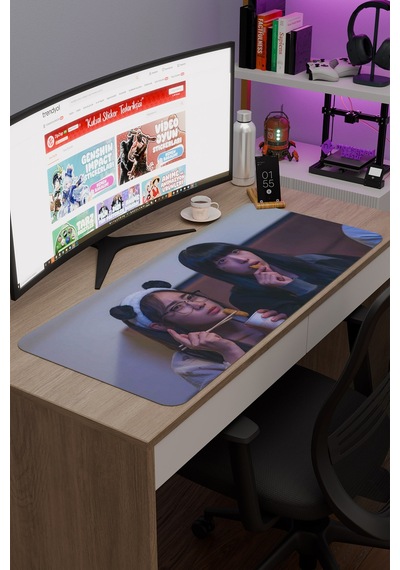 Pyramid Game K Drama Kdrama V3 90x40 Xxl Gaming Kauçuk Kaymaz Taban Mouse Pad Fare Altlığı