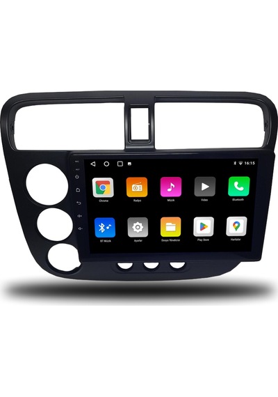Avaydel Honda Civic V-Tec Android Carplay Multimedya 2001-2006 8GB RAM + 128GB Hafıza + 4 Çekirdek