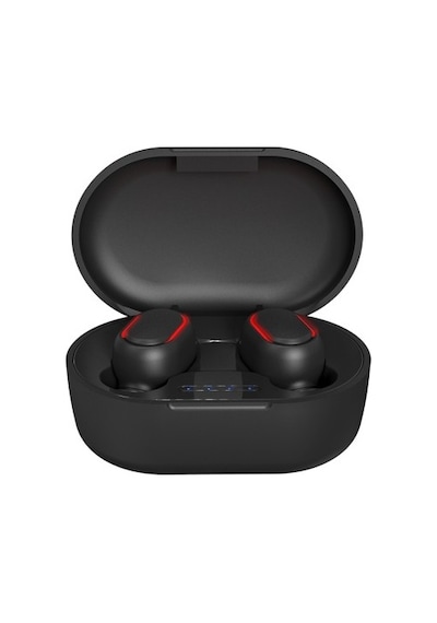 Mobil Telefon Uyumlu Bluetooth Mikrofonlu Kulaklık - Siyah
