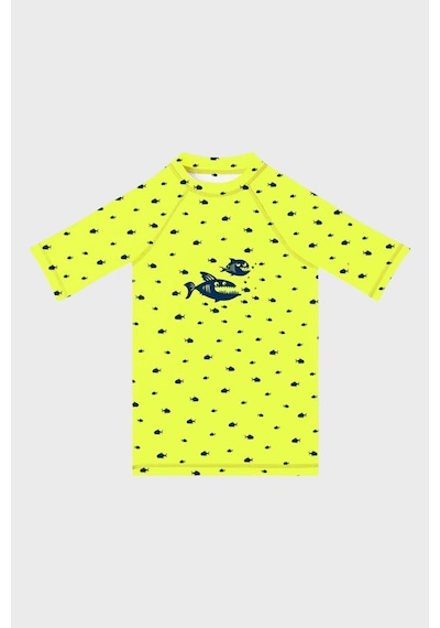 Slipstop Chucky Uv Korumalı Kısa Kollu Mayo T Shirt Erkek Çocuk T Shirt St2632000008 Sarı