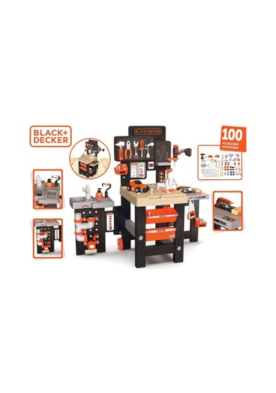 7600360726 Black Decker Mega Centre -Smoby
