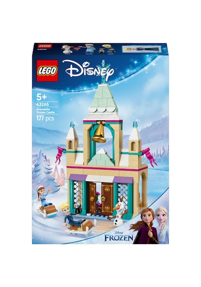 LEGO® ǀ Disney Frozen Arendelle Karlar Ülkesi Şatosu 43265 - 5 Yaş ve Üzeri Prenses Seven Çocuklar için Yaratıcı Oyuncak Yapım Seti (177P)