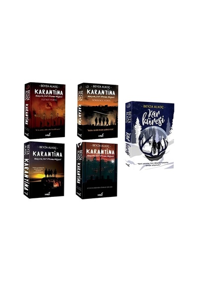 Karantina Serisi 4'lü Set Ve Kar Küresi Kitabı - 5 Kitap