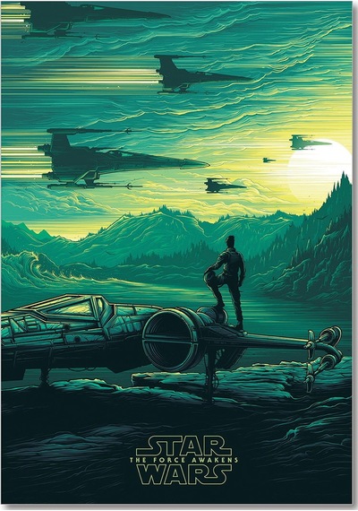 Cakasepetim Star Wars The Force Awakens Ahşap Mdf Tablo