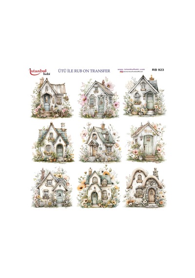 Ütü İle Rub On Transfer Kağıdı 30x30cm Rb-923