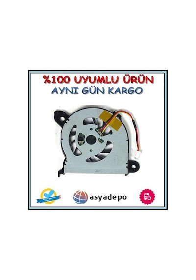 Toshiba Uyumlu Ab4105Hx-Kb3 Fan Cpu İşlemci Fanı