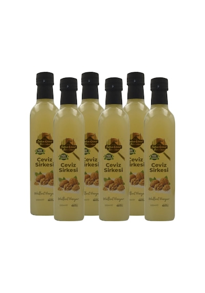 Ceviz Sirkesi 6x500 Ml %100 Katkısız Doğal Özel Üretim
