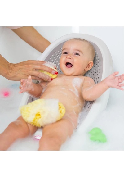 Okbaby Jelly Bebek Banyo Seti 3 Parça Açık Gri