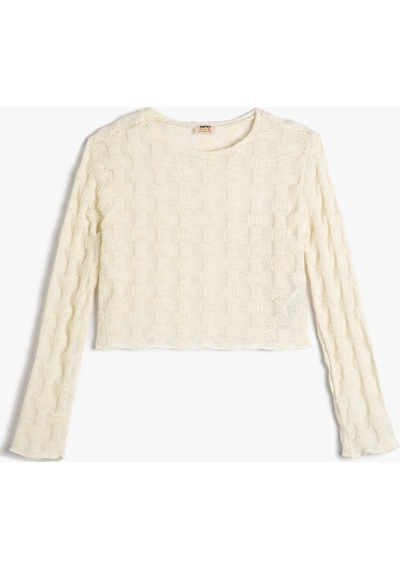 Koton Crop Sweatshirt Dokulu Uzun Kollu Bisiklet Yaka Ekru 4wkg10679ak 4WKG10679AK010 Ekru Koton Crop Sweatshirt Dokulu Uzun Kollu Bisiklet Yaka Ekru 4wkg10679ak 4WKG10679AK010 Ekru