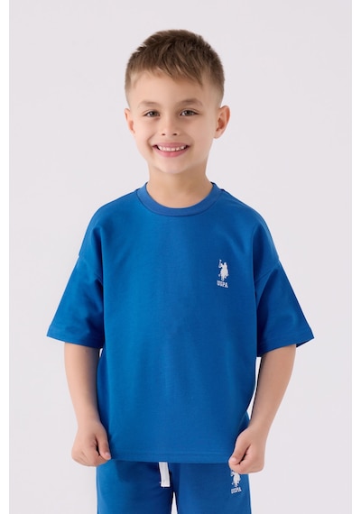 U.s. Polo Assn Erkek Çocuk Mavi Bermuda Takım 5274-43974 Mavi