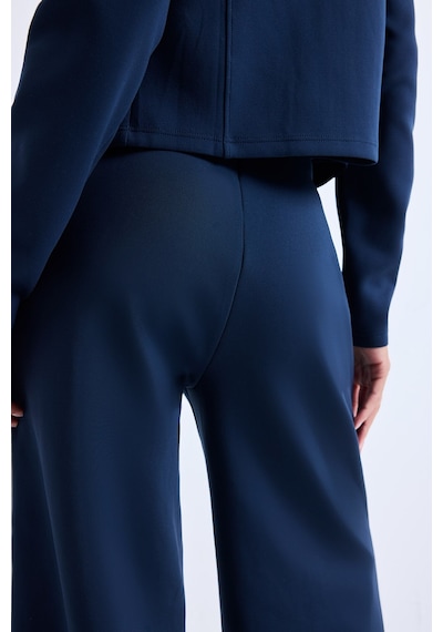 Defacto Wıde Leg Skuba Dalgıç Kumaş Sporcu Eşofman Altı F9492ax26aunv146 Lacivert-nv146