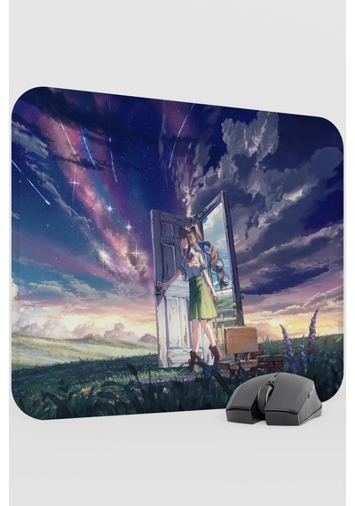 Suzume Anime V4 - 48x40 Xl Gaming Kauçuk Kaymaz Taban Mouse Pad Fare Altlığı