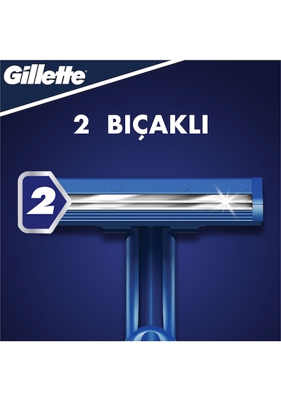 Gillette Blue 2 Kullan-At Tıraş Bıçağı 20'li