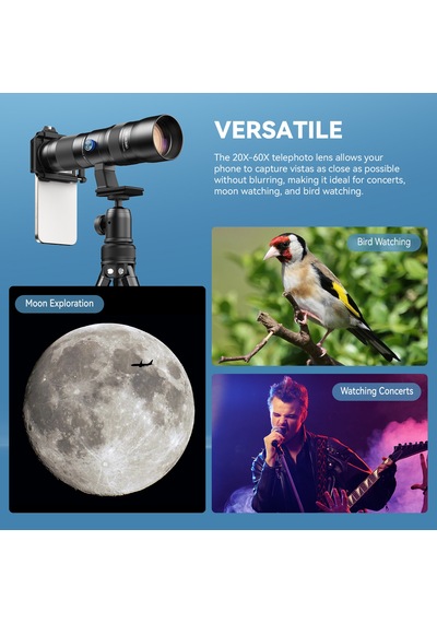 Apexel Telecular 20-60x Zoom Lens