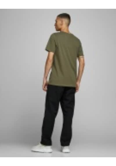 Jack & Jones Jack&Jones 12156101 Jjeorgınıc Basıc Tee Ss O-Neck Haki Yeşil