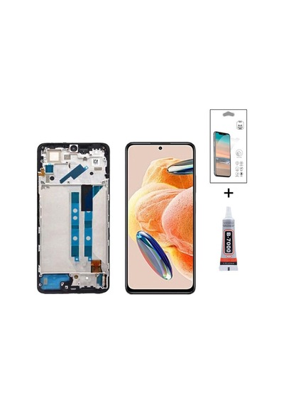 Xiaomi Redmi Note 12 Pro 4g Çıtalı Ekran Lcd Dokunmatik B7000 15ml Yapıştırıcı Ve Kırılmaz Cam İle Beraber Yc