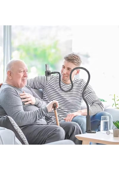 Ayarlanabilir Masa Kenarı Tablet & Telefon Tutucu 70 Cm Esnek Kollu, C Kelepçeli, 360 Dönebilen Telefon Ve Tabl