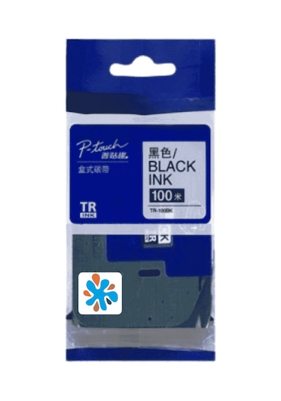 Tonersepeti Brother P-touch Tr-100bk Etıket 100 Mt Siyah Ribon Uyumlu