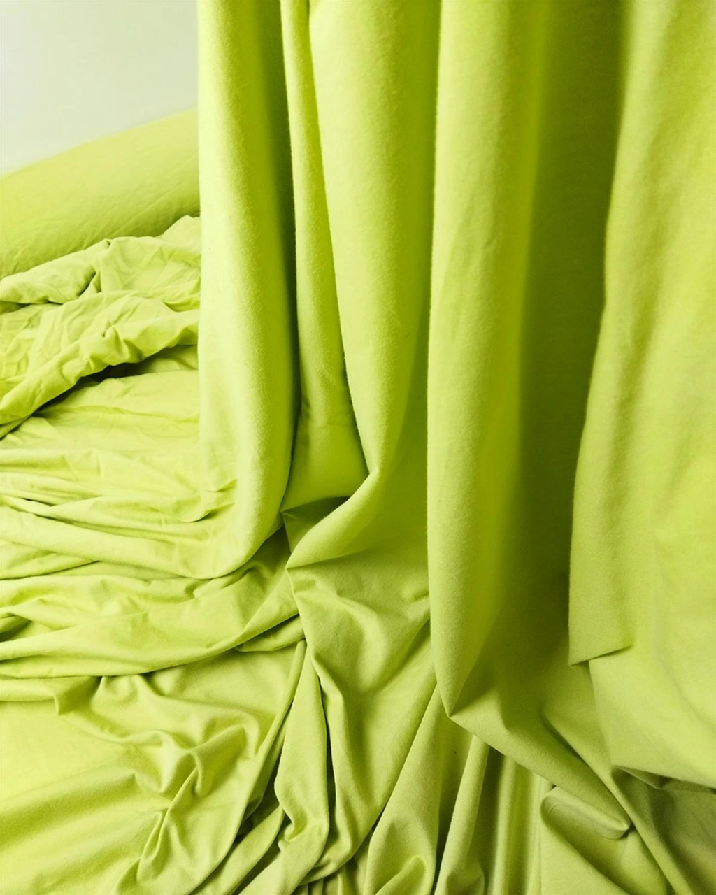 Süprem Penye Pastel Açık Yeşil Tonda En: 180 Cm-647 Renkli