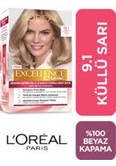 Loreal Excelence Boya 9.1 Küllü Sarı 2 Adet Fiyatıdır