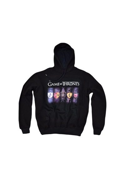 Game Of Thrones Baskılı Çocuk Sweatshirt Siyah