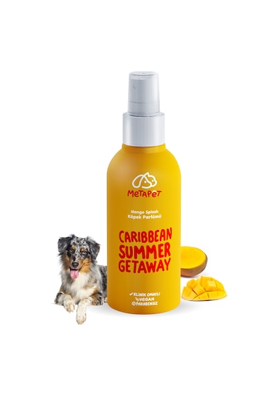 Metapet Doğal Köpek Parfümü Koku Giderici Sprey Evcil Hayvanlar İçin Mango Esanslı 150 ML
