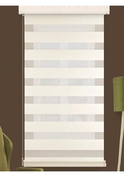 Networkavm Krem Stor Zebra Perde 220 X 273 Krem