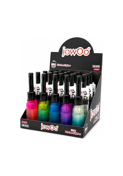 Jowoo Jw-1530 Izgaralı Rüzgâr Mutfak Ve Barbekü Çakmağı - Renkli Doldurulabilir- 20'li Paket Diğer