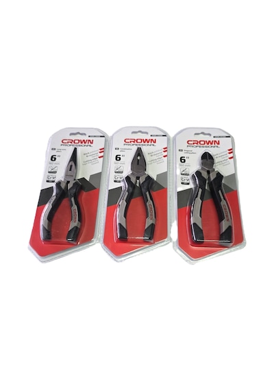 Crown Profesyonel Pense Yankeski Kargaburun Set 160 Mm