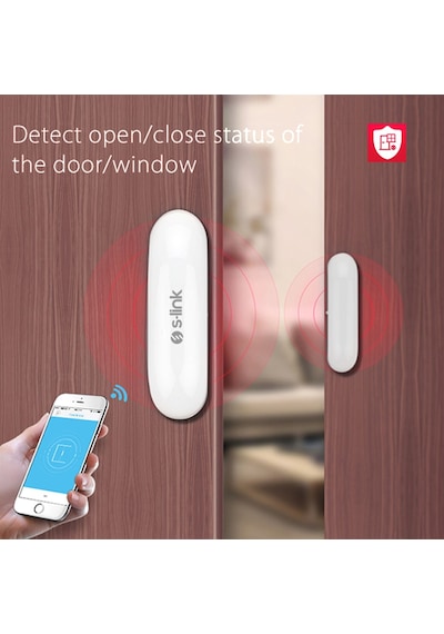 S-Link Swapp Sl-Eg01 Akıllı Ev Güvenliği Kablosuz Kapı Pencere Ma