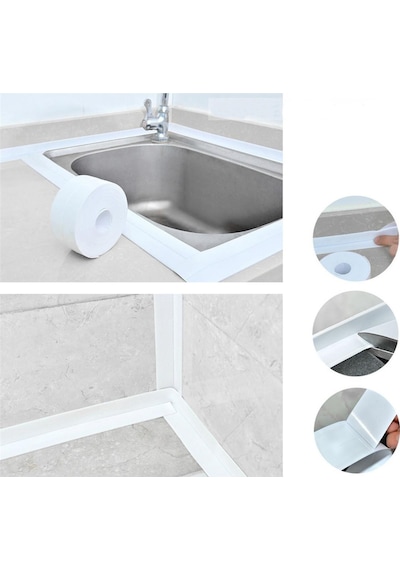 Su Sızdırmaz Banyo Mutfak Lavabo Küvet Izolasyon Şerit Bant