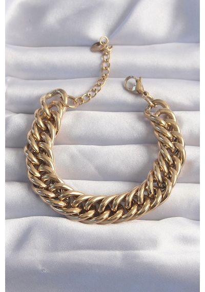 Ezoconcept 316l Çelik Gold Renk Uzay Yolu Model Bileklik 001