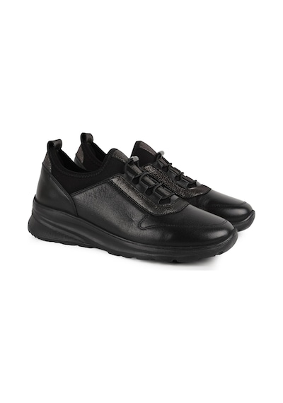 Libero L10.2272 Hakiki Deri Sim Garnili Pratik Lastik Bağcıklı Hafif Eva Taban Ekru Kadın Comfort Sneaker Siyah Libero L10.2272 Hakiki Deri Sim Garnili Pratik Lastik Bağcıklı Hafif Eva Taban Ekru Kadın Comfort Sneaker Siyah